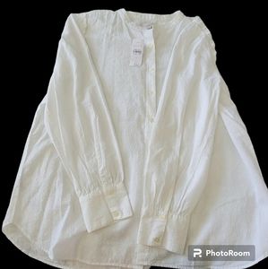 Loft white blouse